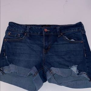 denim shorts